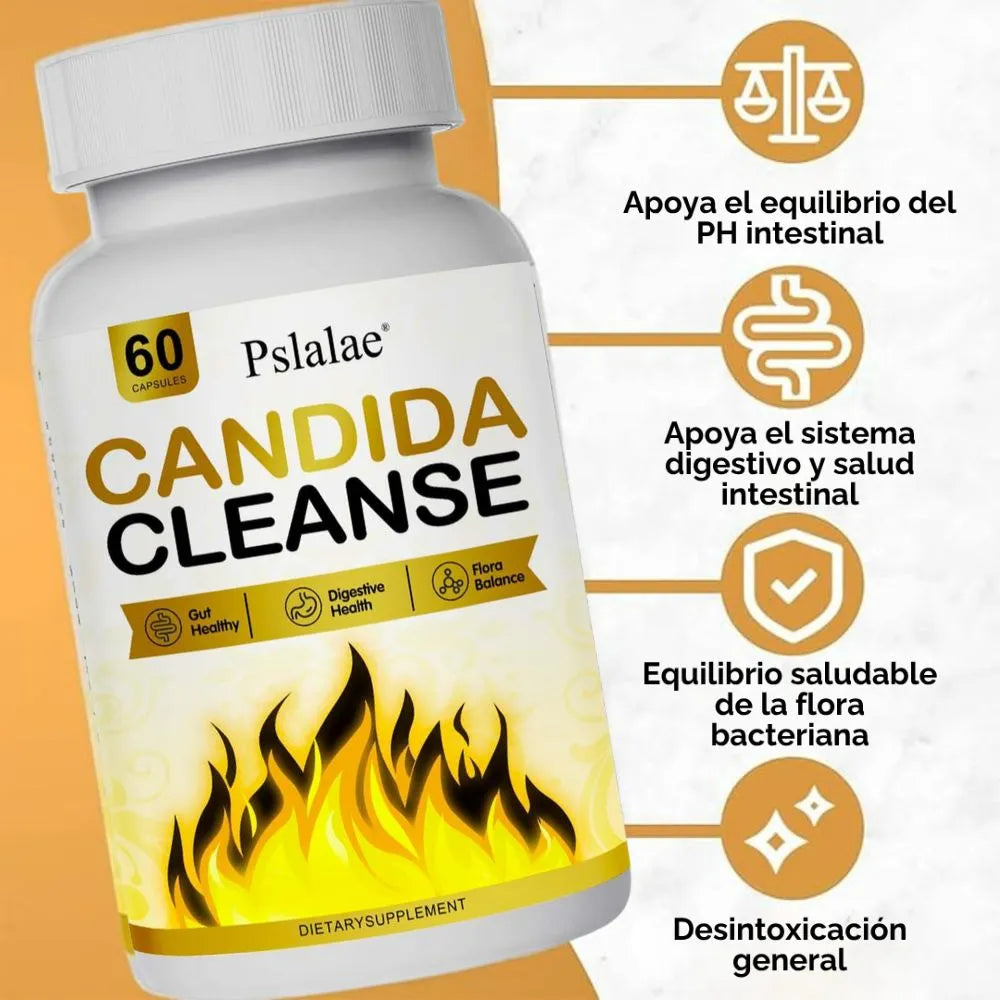 Cándida Cleanse - Libérate de la hinchazón, los gases y la fatiga.