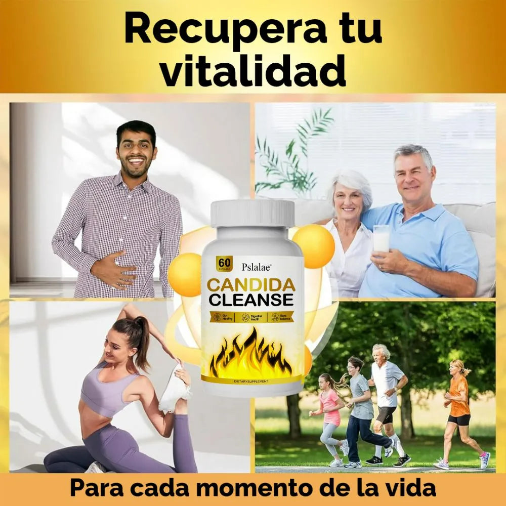 Cándida Cleanse - Libérate de la hinchazón, los gases y la fatiga.
