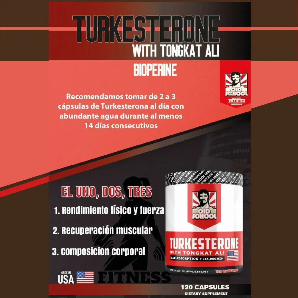 Turkesterona Old School X 120 Cap